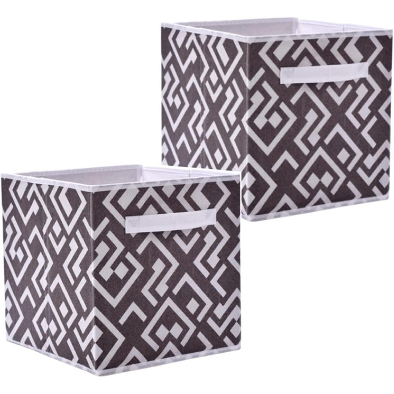 Corrigan Studio® 8_Cube Storage Bin Set Foldable Storage Cubes